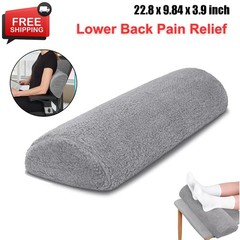 Half Moon Recliner Knee Neck Leg Rest Cushion Sofa Foot Rest Pillow for Sleeping