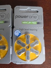 Power One size P10 Mercury-Free Hearing Aid Batteries (60 Batteries) – 2021-09