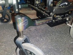 Quickie Iris Tilt-In-Space Youth Manual Wheelchair + Tobii Dynavox CnctIT Mount
