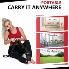Therapeutic Stretching Strap for Foot, Calf & Hip Pain Relief – Unisex Design