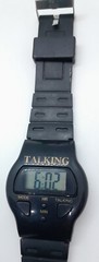 English Talking Watch for Seniors Elderly Blind Visually Impaired Digital Black