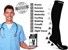 Compression Socks 20-30 mmHg for Men & Women – Running, Travel, Shin Splints, Nu