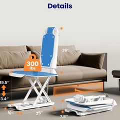 Electric Chair Lift, Floor Lift for Elderly,Support Up to 300 LBS