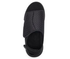 Men’s Open toe Diabetic Sandals Wide Width Adjustable Straps Arch 10 Wide Black