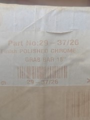 Newport Brass Grab Bar 18″ Polished Chrome #29-37/26