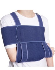 Velpeau Medical Arm Sling Shoulder Immobilizer Medium Blue Cotton See Notes