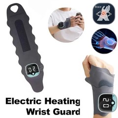 Cordless Hand Wrist Massager Pain Relief with 5 Heat Levels, 3 Vibration Modes