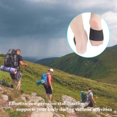 Copper Compression Arch Plantar Fasciiti Support Sleeves Foot Brace Pain Relief
