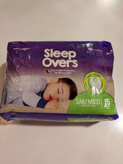 Sleep Overs night Small/Medium Youth Underwear/Diapers Unisex 38 To 65 lbs