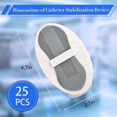 25Pcs Foley Catheter Stabilization Device, Urinary Leg Bag Catheter Tube Holder,
