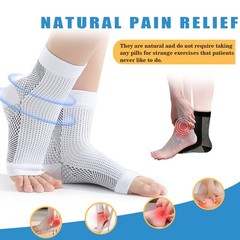 Neuropathy Socks for Women, 6Pairs L/XL, [‚White‘, ‚Black‘, ‚Red‘, ‚Skin‘]
