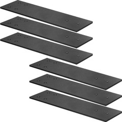 Sasylvia 6 Pack Countertop Support Bracket 3.5″ X 12″ Knee Wall Hidden Counterto