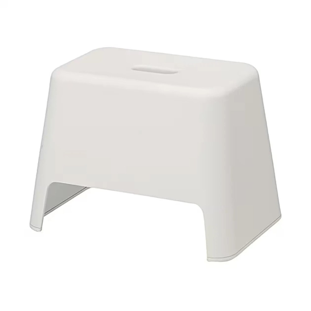 MUJI Polypropylene Bath Chair 30.5 x 22.5 x 23 cm Shower White Stool „US Seller“
