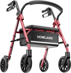 Walkers for Seniors with Seat, 16 Pounds Lightweight Rollator Walker