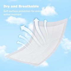 FORYEE Disposable Underpads 17 x 24 Inches – 25 Pack Heavy Absorbent, Soft