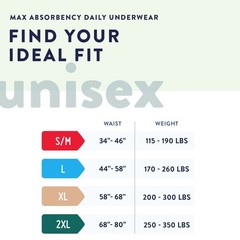 Prevail Disposable Underwear X-Large Maximum 14 Ct