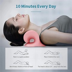 Neck Cloud Cervical Neck Stretcher Pillow Traction Device Pain Relief Massage