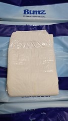 Bumz Adult Diapers Briefs nappy 4 Bag of 10 White Size Large case. ABDL
