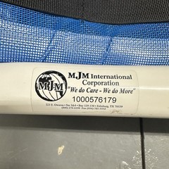 MJM Reclining Multi-Position Shower Bath Chair PVC Mesh 100lb Capacity Blue