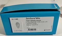SenSura Mio Coloplast 11482 2pc System Ostomy Pouch 10 Count Lot Of 2 Boxes