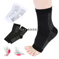 Sport Ankle Support Brace Elastic Compression Foot Plantar Fasciitis Heel Wrap