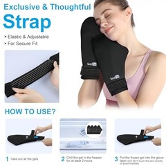 Cold Therapy Gloves & Socks for Chemo Relief, Ice Packs for Hands & Feet, S/M