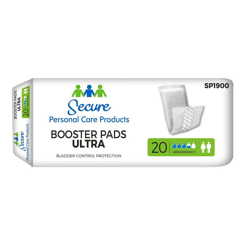 Secure Personal Care Products Booster Pads Ultra, SP1900, 13 Inch Length, 180ct