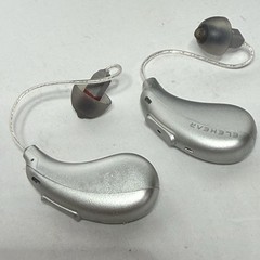 ELEHEAR Beyond Pro Rechargeable RIC Hearing Aids w/ VocClear 2.0 Silver Gray RIC