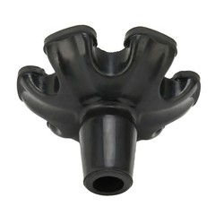 Cane Tip with 6 Support Rubber Foot for Walking Canes 3/4 Inch Shaft Self Stand-