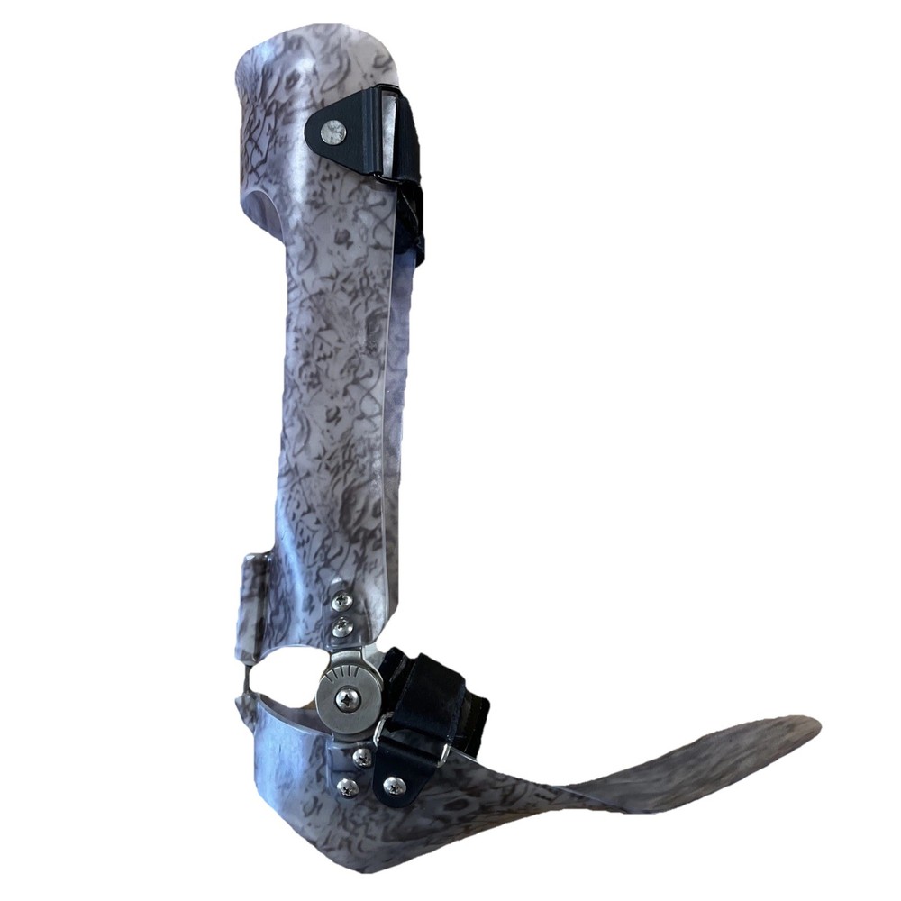 AFO Molded Hinged Left Brace Support Orthosis ANKLE Foot Small Adult