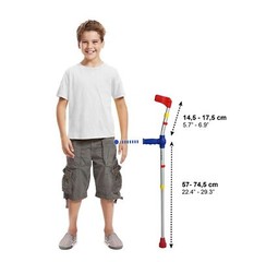 Pepe – Forearm Crutches for Kids (x2 Units), Kids Crutches, Colored Crutches
