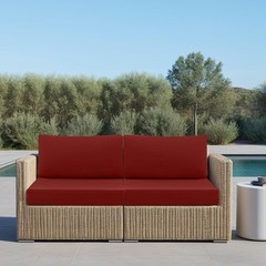 idee-home Outdoor Cushions for Patio Furniture, 28.5 x In, Spice