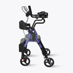Z22 Upright Walker with Adjustable Armrests Purple