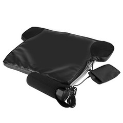 Automatic Water Cooling Seat Cushion Adjustable Speed Fan W/ 500ML Water Bottle