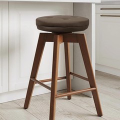 baibu Bar Stool Cushions, Super Breathable 12x12x1.2 Inch (Pack of 1), Brown