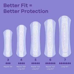Always Discreet Adult Moderate Long Incontinence Pads for Women, Size 4-54 Count