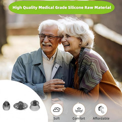 20 Pcs Phonak Power 4.0 Dome Small (0.39 Inch=10Mm),Phonak Hearing Aid Accessori