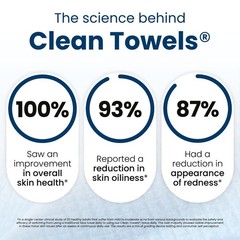 Clean Skin Club Clean Towels Xl 100 Usda Biobased Face Towel Disposable Face