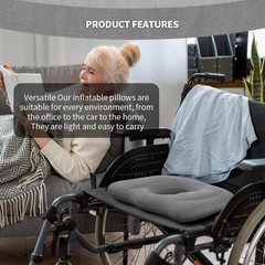Travel-Friendly Inflatable Seat Cushion – Ergonomic Design & Adjustable Firmness