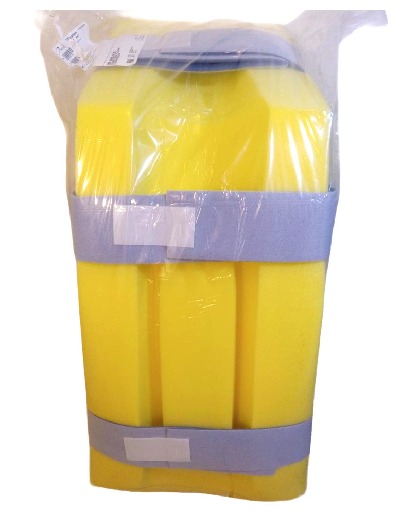 DeRoyal Foam Leg Pillow Compressed Adults Yellow Breathable Positioner M60-015