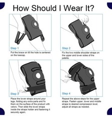 Nvorliy Medium Size Hinged Knee Brace For Men & Women M MEDIUM New