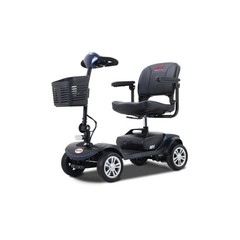 Four wheels Compact Travel Mobility Scooter with 300W Motor for Adult-300lbs RED