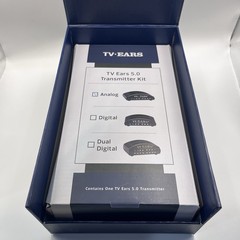 TV Ears 5.0 Analog Wireless Voice Clarifying Headset System in Box With Manual