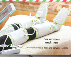 air compression boots for legs and thigh wraps with variable settings