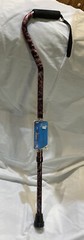 DESIGNER WALKING CANE – CAREX A51800 GRAY