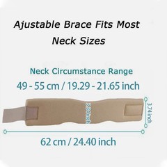 Adjustable Neck Brace Support Wrap Soft Foam Cervical Collar Neck Pain Relief