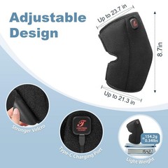 Almohadilla térmica inalámbrica para rodilla con batería de 3000mAh para la artr