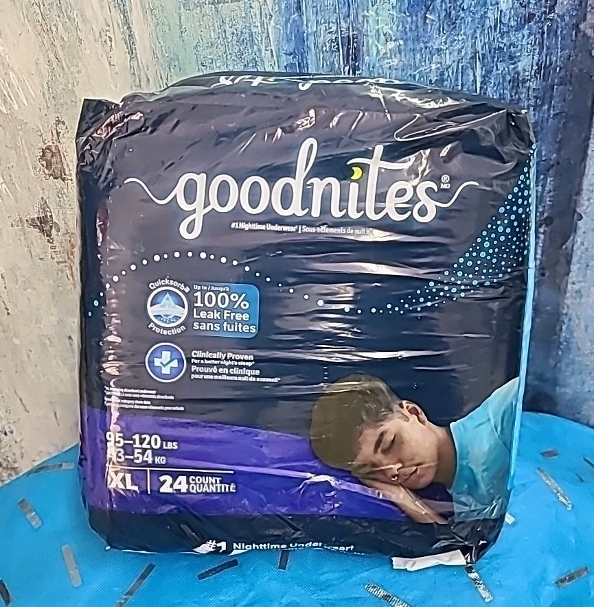 Goodnites Boys Nighttime Bedwetting Underwear XL 95-120 lb 21 ct 100% Leakproof