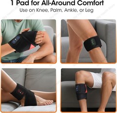 Cordless Wrist Massager for Carpal Tunnel Relief, Hand Massager with Heat