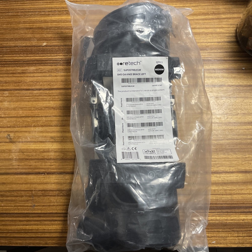 Coretech 845 OA Knee Brace Left Med. BRAND NEW
